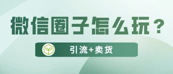 揭秘新媒体：微信圈子，推广引流，社群